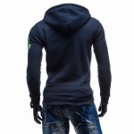 2017 Hoodies Men Sudaderas Hombre Hip Hop Mens Brand Letter Hooded Zipper Hoodie Sweatshirt   Suit Slim Fit Men Hoody XXL