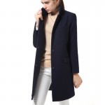 2017 Hot Sale Woman Wool Coat High Quality Winter Jacket Women Slim Woolen Long Cashmere Coats Cardigan Jackets Elegant Blend