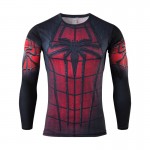 2017 Long Sleeve New Spring Men T-shirt 3D Printed Hero Compression O-Neck Male Brand Clothes Fitness Tight Lycra Shirt Homme