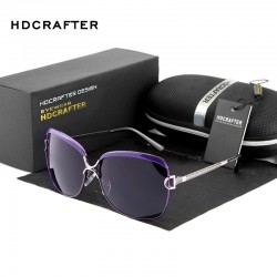 2017 Luxury Brand Designer Sunglasses Women Oversized Polarized Sun Glasses For Women HDCRAFTER Vintage Female Ladies Glasses