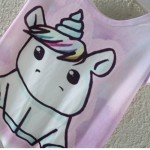 2017 MITTELMEER New kawaii t Shirt Women harajuk Crew Neck Top Short Sleeve unicorn irregular T-Shirt Summer Tee For Ladies