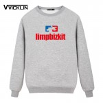 2017 Men Fleece Hoodies Sweatshirt Cotton O-Neck Limp Bizkit Rock Band Plus Size Good Quality Free Shipping