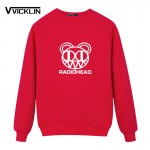 2017 Men's Radiohead Rock Band Hoodies Sweatshirt Punk Hip Hop Streetwear Loose Full Sleeve Cotton O-Neck Plus Size