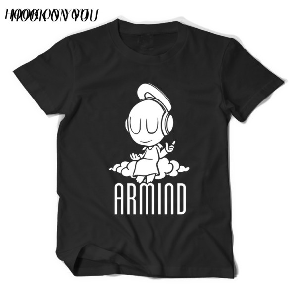 2017 Music Stars DJ Armin Van Buuren T-shirt small angel Armind 2  Women Men T Shirt variety of black and white