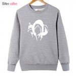 2017 NEW Game Metal Gear hoodies Men Solid MGS 5 Outer Heaven Logo Print hoodies  Cotton Game Hoodies & Sweatshirts