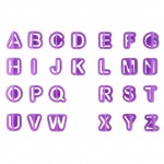 2017 New 40pcs Alphabet Number Letter Character Fondant Cake Decorating Set Icing Cutter Mold Moulds Cake Tools