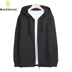 2017 New Arrival Candy 14 Colors Men Women Couple Sweatshirt Casual Cotton Zip Hoodies Solid Hooded Loose Tops Size XS-3XL
