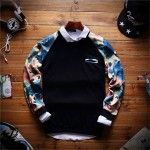 2017 New Arrival Spring Brand Pullover Hoodies Men O-Neck Men Pullovers Printed Hoodie Sweatshirt Slim Men Hoodies Size M-2XL