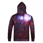 2017 New Arrivals Men/women Skate Hoodies 3d Print Leaves Space Galaxy Couple Sweatshirts With Hooded Hoody Tops weed sweatshirt