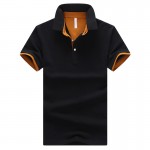 2017 New Brands Mens Printed POLO Shirts Brands 95% Cotton Short Sleeve Camisas Polo Stand Collar Male Polo Shirt M-3XL,EDA324