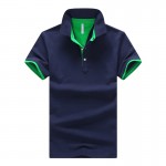 2017 New Brands Mens Printed POLO Shirts Brands 95% Cotton Short Sleeve Camisas Polo Stand Collar Male Polo Shirt M-3XL,EDA324