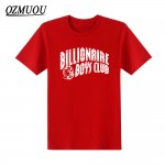 2017 New Fashion BILLIONAIRE BOYS CLUB T-Shirt BBC T Shirts Men Hip Hop Cotton tshirt O Neck billionaire Man Tops Tees Plus Size