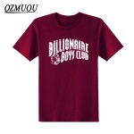 2017 New Fashion BILLIONAIRE BOYS CLUB T-Shirt BBC T Shirts Men Hip Hop Cotton tshirt O Neck billionaire Man Tops Tees Plus Size