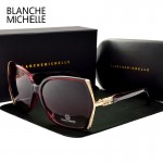 2017 New Fashion High Quality Polarized Sunglasses Women Brand Designer Gradient Lens Driving Sun Glasses UV400 Original Box