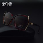 2017 New Fashion High Quality Polarized Sunglasses Women Brand Designer Gradient Lens Driving Sun Glasses UV400 Original Box