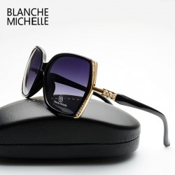 2017 New Fashion High Quality Polarized Sunglasses Women Brand Designer Gradient Lens Driving Sun Glasses UV400 Original Box