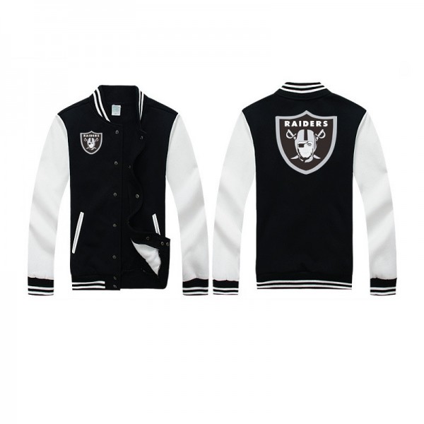 2017 New Fashion Men Fashion Fleece Jacket Unisex Raiders Baseball Jacket Couple Style Hip Hop Sweatshirt Brand Clothing