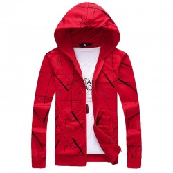 2017 New Fashion Spring & Autumn Hoodies Men Sweatshirts Single Zipper Jacket Tracksuit Casual Hoodies Sweatshirts Plus Size 5XL
