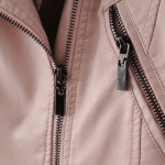 2017 New Fashion Women Motorcycle PU Leather Jackets Female Autumn Short Epaulet Zippers Coat Hot Black White Yellow Outwear