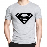 2017 New Fashion superman t shirt men POPVISKEY brand T shirt Homme Summer Short Sleeve casual T Shirts Men's Tops Tees