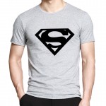 2017 New Fashion superman t shirt men POPVISKEY brand T shirt Homme Summer Short Sleeve casual T Shirts Men's Tops Tees