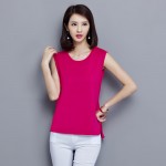 2017 New Korean Ladies Vest Cotton Black Red Loose Sleeveless Tshirt Women Fashion Plus Size Tops Camiseta Mujer M-5XL