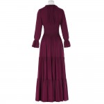 2017 New Medieval Dress Cotton Long Maxi Dresses Gowns Victorian Gothic Lo Vintage Long Sleeve Comfortable Renaissance Dress