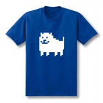 2017 New Men Fashion Game T Shirts Undertale Annoying Dog Printed Combed Anime Cotton Casual Tees Customized Plus Size XS-XXL