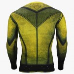 2017 New Men's Compression Shirt Crossfit T-shirt Men The Flash Print Fitness Long Sleeve Tops Workout Base Layer Brand Clothing