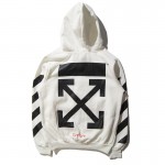 2017 New Men's Hoodies OFF WHITE Arrow Design Hip Hop Hoody Casual Sweatshirt Black/White Men Streetwear Clothing