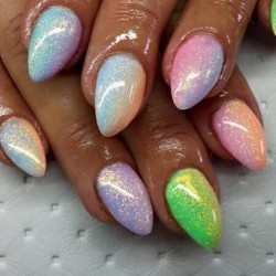 2017 New Mermaid Effect Nail Glitter Polish Sparkly Magic Glimmer Powder Dust DIY Nail Art Tip Decoration Tools Gel UV Nails Art