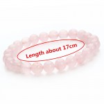 2017 New Summer Style Natural Stone Beads Bracelet Women Men Pink Blue White Yellow Red Beaded Stretch Bracelets Bangles F2852