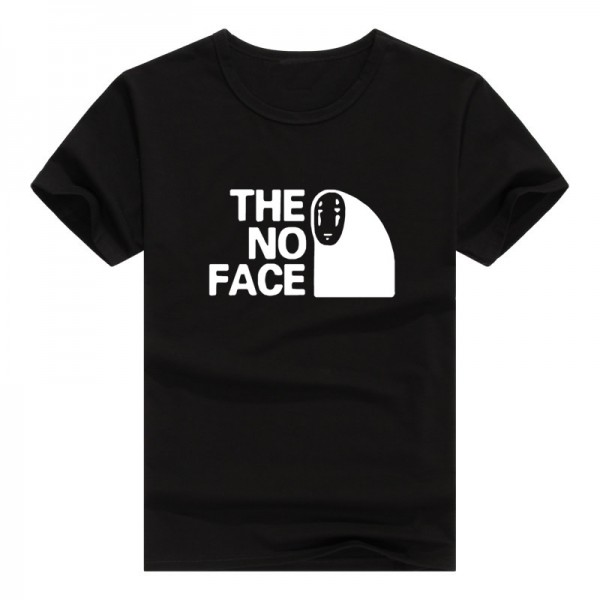 2017 New T-shirts- for Women Spirited Away No Face Man Harajuku Funny Product Tops & Tees Basic Vintage Cotton  Female T-shirt