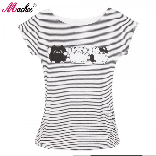 2017 New Top Selling Women's Summer Clothes Cotton Casual Animal Print Short-sleeve Brand Fashion Women T-shirt Tops for Women 