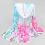 2017 New Women Chiffon Silk Scarfs Fashion Spring Square Scarves Print Shawl Summer Brand Shawls And Hijabs