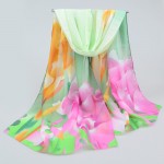 2017 New Women Chiffon Silk Scarfs Fashion Spring Square Scarves Print Shawl Summer Brand Shawls And Hijabs