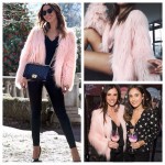 2017 New Women Faux Fur Coats Jackets Lady Casual Fur Outerwears Fashion Faux Fur Coats Long Sleeve Fake Fur Outerwears Coats 72