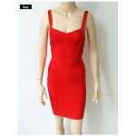 2017 New Women Sexy Spaghetti Strap Rayon HL Elastic Celebrity Bandage Dress Bodycon Mini Club Party Dresses Drop Ship HL8675