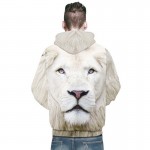 2017 Novelty couples hoodies 3D print Lion sweatshirt casual pullover animal hoodie men women sweatshirts pullovers