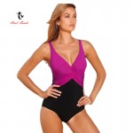 2017 One Piece Swimsuit Brazilian Bikini Set Sexy Tankini Set Beachwear Plus Size Swimwear Women Black Bathing Suit XXXXL BJ239