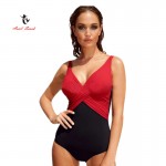 2017 One Piece Swimsuit Brazilian Bikini Set Sexy Tankini Set Beachwear Plus Size Swimwear Women Black Bathing Suit XXXXL BJ239