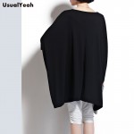 2017 Plus Size Women Clothing Summer Style T-shirts 5XL 6XL Short Batwing Sleeve Soft Cotton Loose Plus Size Tunic Shirts SY0019