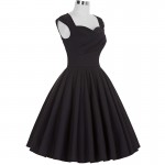 2017 Plus Size Womens Dress Audrey Hepburn Vestidos Summer Retro Dress Casual Party Gowns Robe Rockabilly 50s Vintage Dresses 
