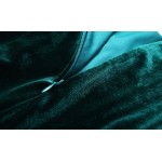 2017 Plus Size Womens Velvet Dresses Winter Dark Green Women Evening Party Dress Elegant A-Line Robe Femme Automne Hiver