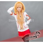 2017 Real Beauty And The Beast Adult Costumes Dramatical Murder Cosplay Sword Art Online Asuna Yuuki Costume Hoodie Jacket Coat