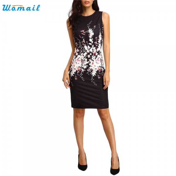 2017 Sexy Summer Women Sleeveless Bodycon Ladies Party Dress Amazing