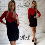 2017 Spring Summer Dresses New Fashion Casual ONeck  Patchwork Pink Black White Work Office Dress Loose Mini Women Dress Vestido
