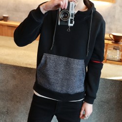 2017 Stylish Hooded New Arrival Men's Hoodies Autumn Letter Soft Fashion Male Casual Young Sweatshirt  M-XXXL free shipping