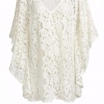 2017 Summer Beach Dress Lace Tunic Bathing Suit Crochet Pareo Beachwear Fashion Low Neckline Sexy Swimsuit