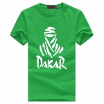 2017 Summer Fashion Dakar letters print Tshirt homme Persopnalized Cotton hip hop fitness men's t-shirts fashion brand clothing